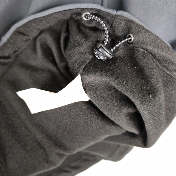 Swiss Tech Jacket Mens XL Gray Black Full Zip Soft Shell Windproof Fleece Lined - Picture 7 of 14
